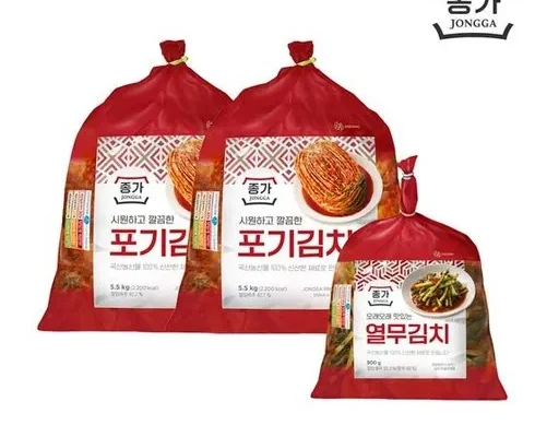 어머 이건 사야해!! 종가 종가집 중부식 포기김치 11kg 갓김치 400g 추천