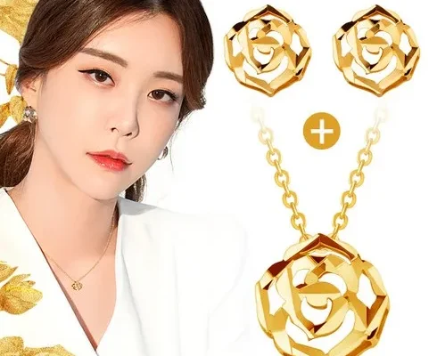 놓치면 후회할 24K 순금 골드클로버 목걸이  14K 2캐럿 포인트 귀걸이  14K 8mm 진주 귀걸이 Top8추천