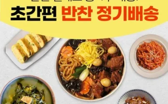 백화점에서 난리난 반찬배송 적극추천