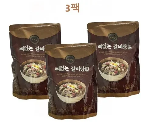 나만 보고 싶은 이영자의 뼈없는갈비탕 900g x 8팩 총7.2kg 후기