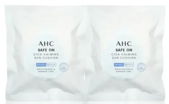 합리적인 당신을 위한 AHC 세이프 온 시카 카밍 선 쿠션 EX 본품 2개퍼프2개 리뷰