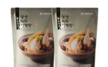 홈쇼핑에서 5분만에 품절된 목우촌 풍미 삼계탕 1kg x 7팩  총 7kg 적극추천