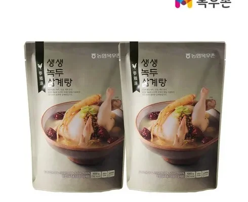 홈쇼핑에서 5분만에 품절된 목우촌 풍미 삼계탕 1kg x 7팩  총 7kg 적극추천